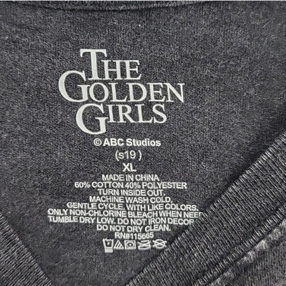 THE GOLDEN GIRLS | ABC STUDIOS | STAY GOLDEN | T-SHIRT | SIZE XL - Picture 4 of 9